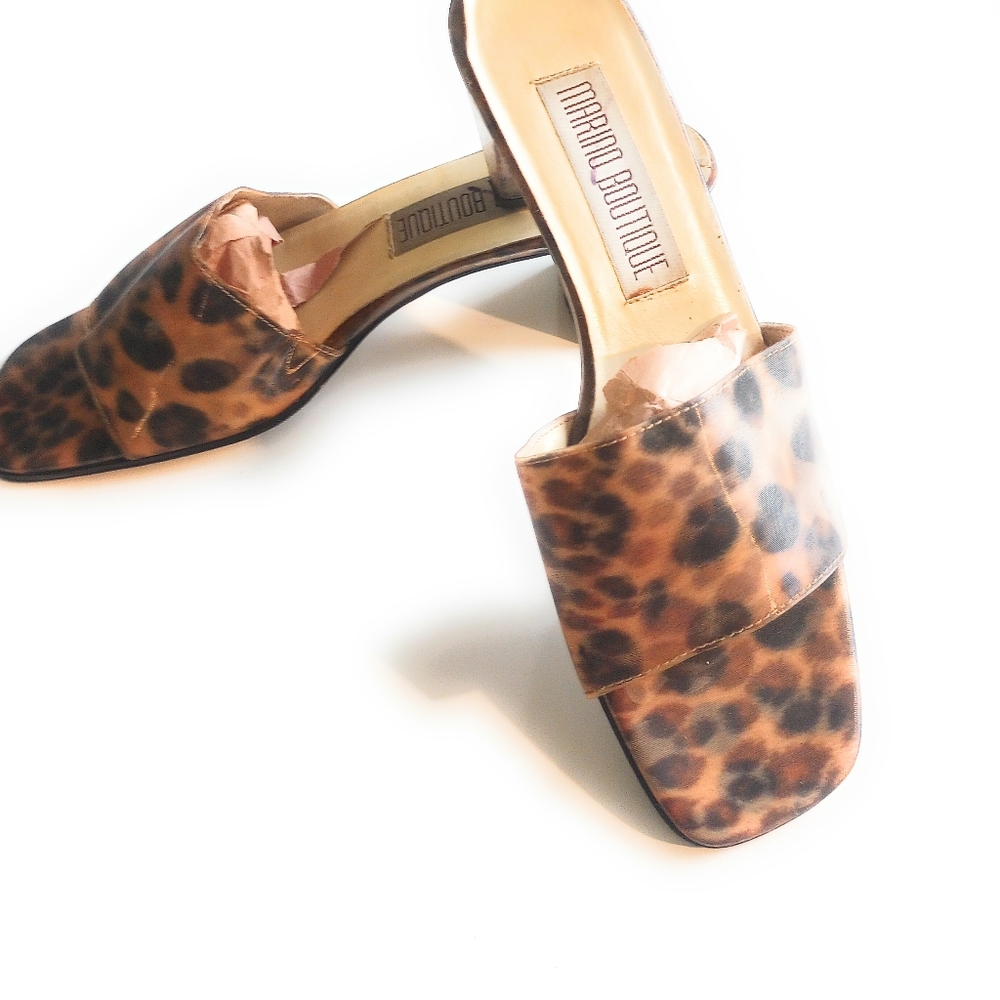 Marino Boutique Women's Slip On Heels Pre-owned In Very Good Condition. Size 7.5